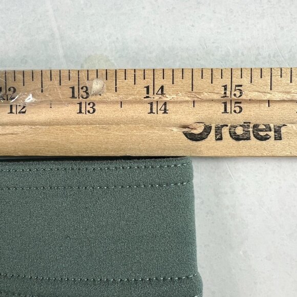 Halara Flex Pants Women's 29x30* High Waisted Straight Green Stretch Work Tag M - Picture 16 of 16